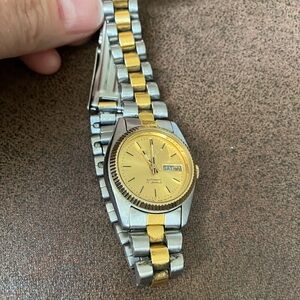 Seiko 4206-0511 Automatic Women's Watch Stainless Steel gold plated Vintage